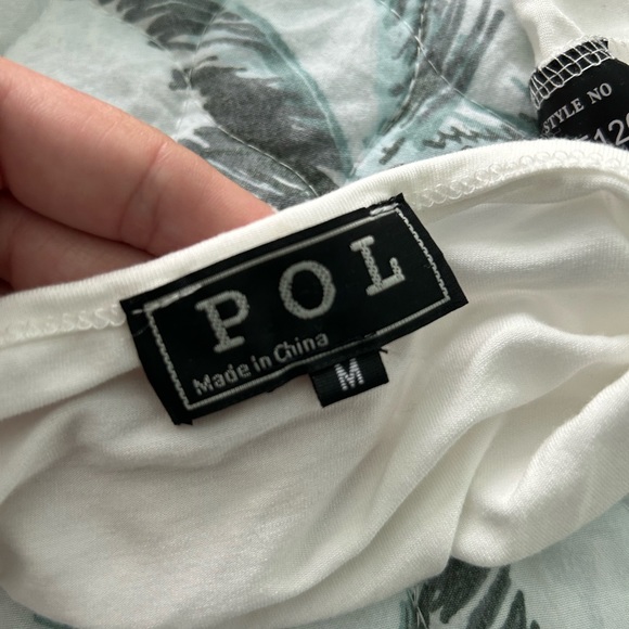 POL White Boho Festival Top- Size Womens M - Picture 5 of 6